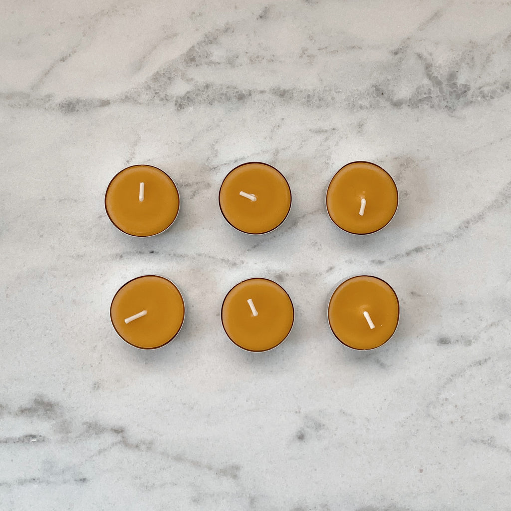 Beeswax Tea Light Set