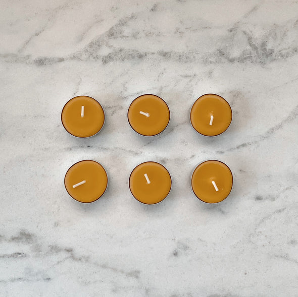 Beeswax Tea Light Set