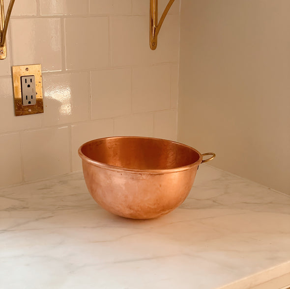 Solid Copper Mixing Bowl