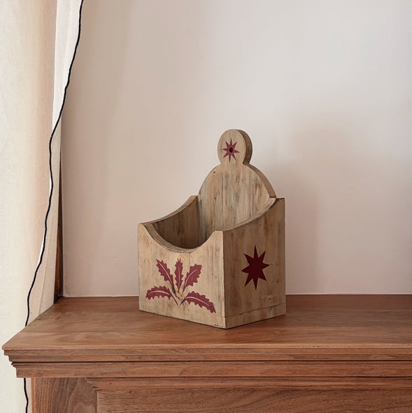 Primitive Hand-Painted Box