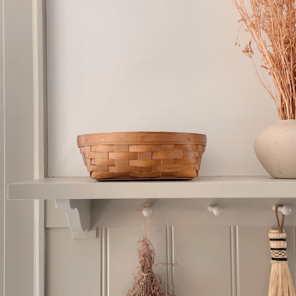 Handwoven Canadian Maple Basket