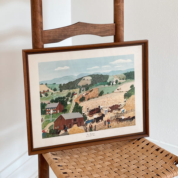 Framed Print of ‘The Threshers’