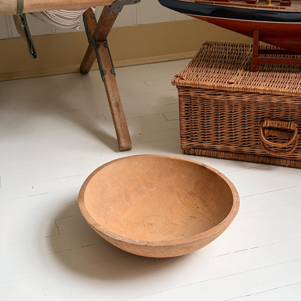Hand-Turned Wooden Bowl
