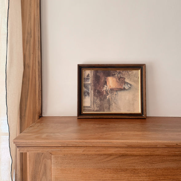 Framed Frank M. Hamilton “November” Art Print