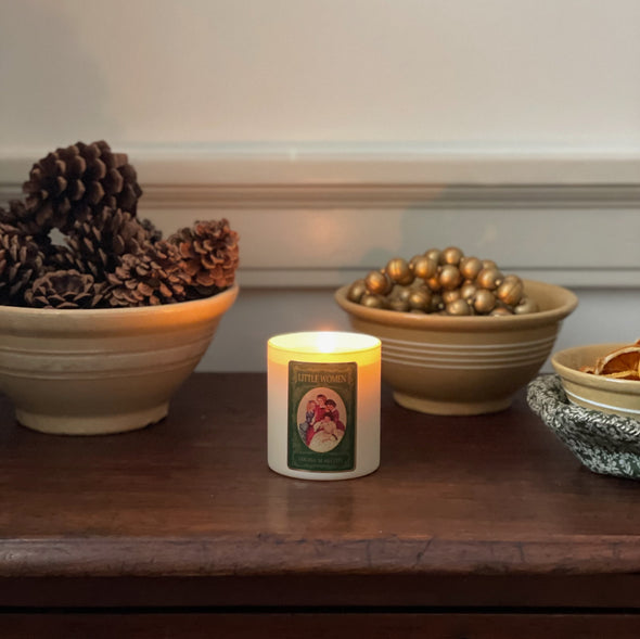 Classic Literary Holiday Book Candles