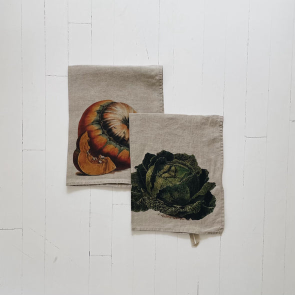 Autumn Harvest Linen Kitchen Towels