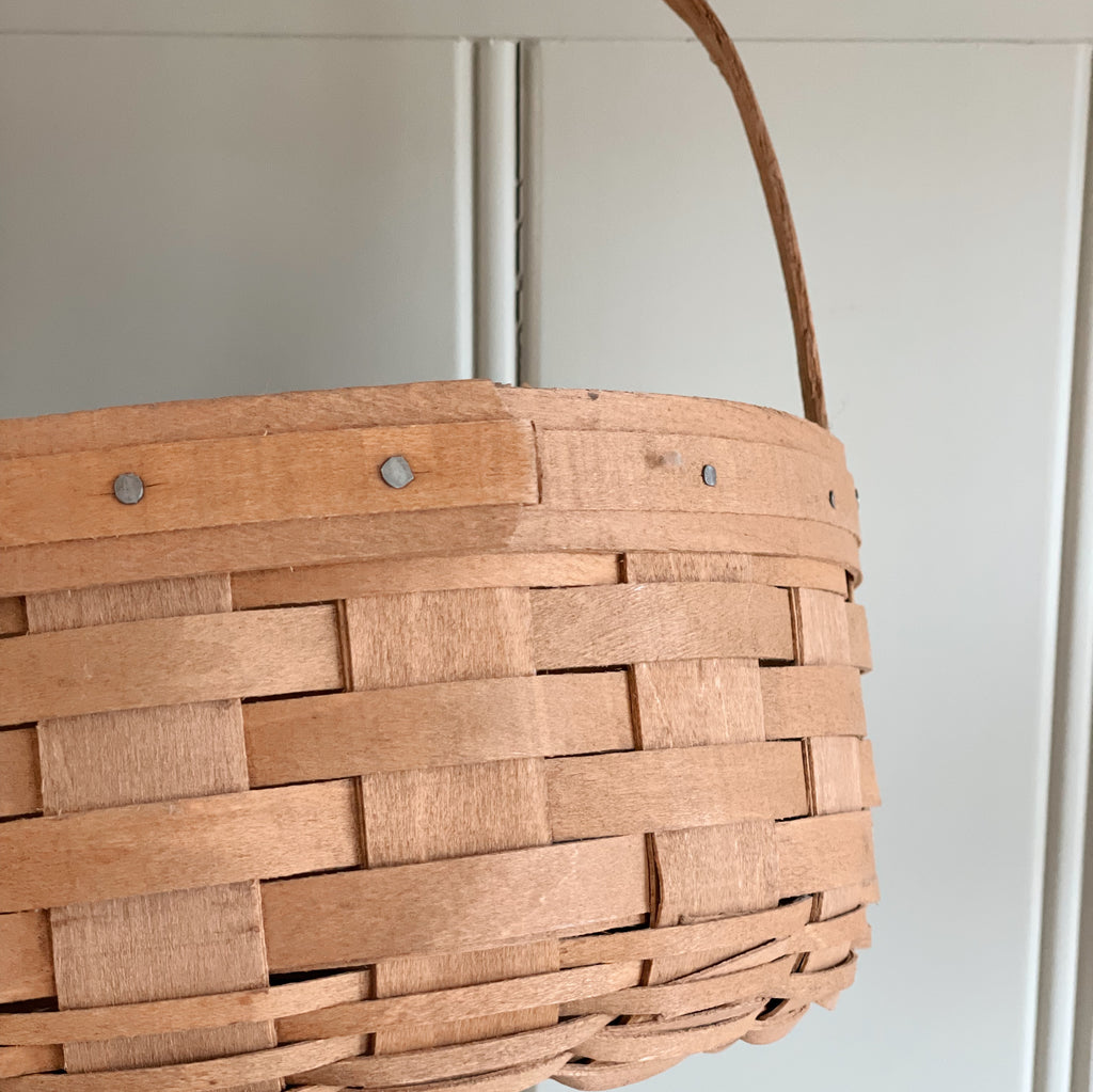 Round Handwoven Basket