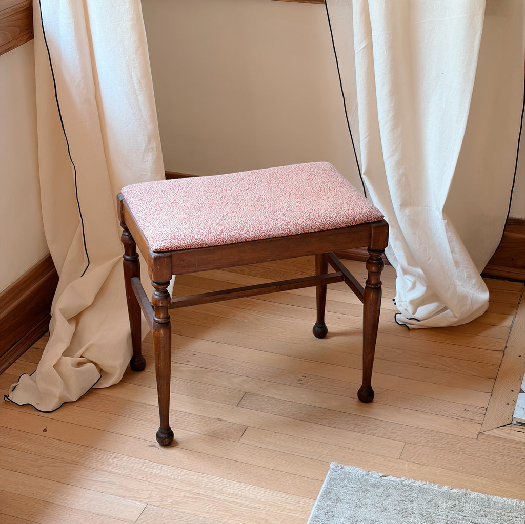 Vintage Vanity Bench