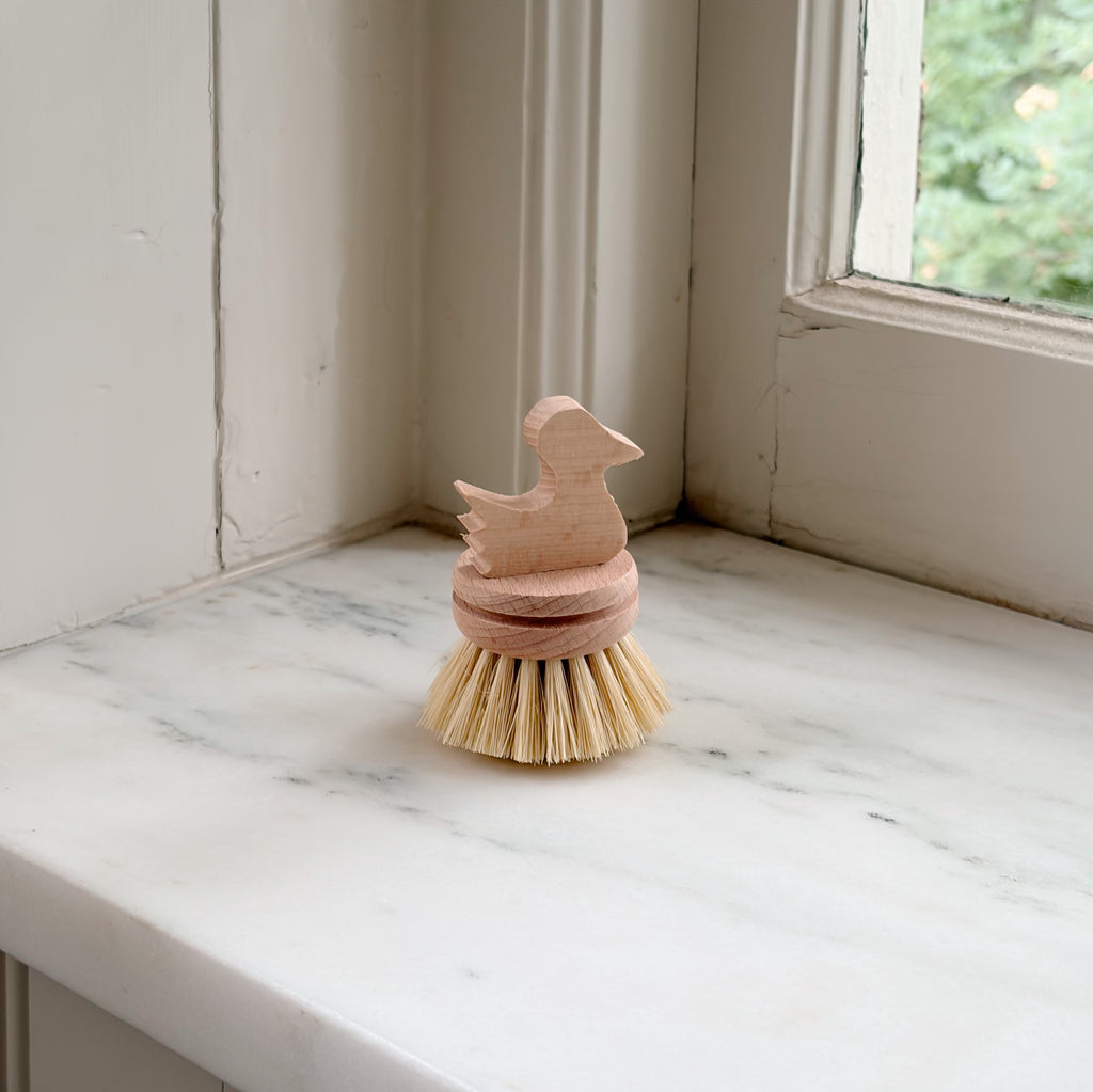 Duckling Bath and Cleaning Brush