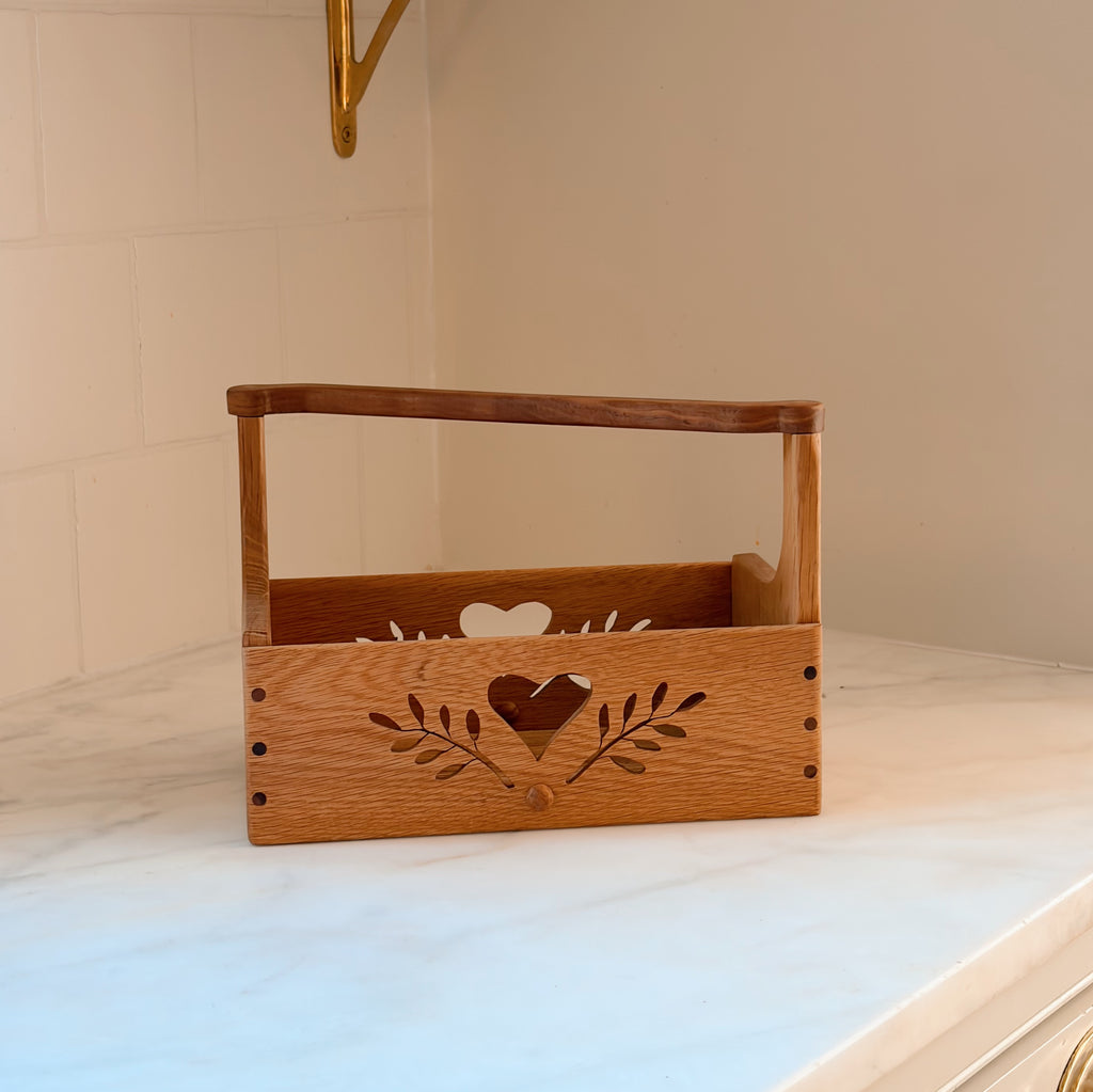 Handmade Wooden Tote Box