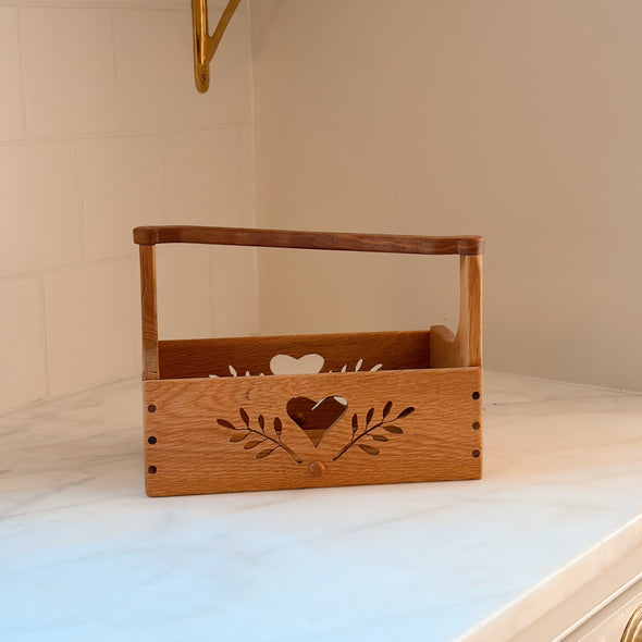 Handmade Wooden Tote Box