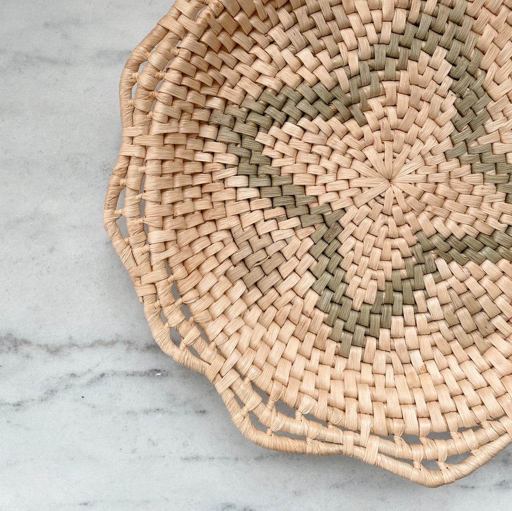 Handwoven Rattan Trivet