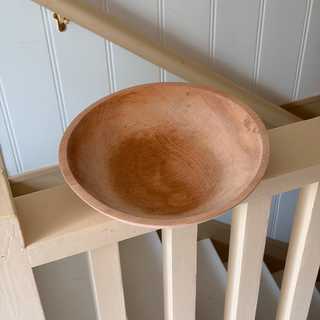 Vintage Hand-Turned Wooden Bowl