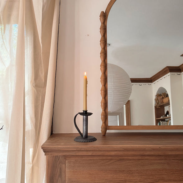 Crimped Tin Chamberstick