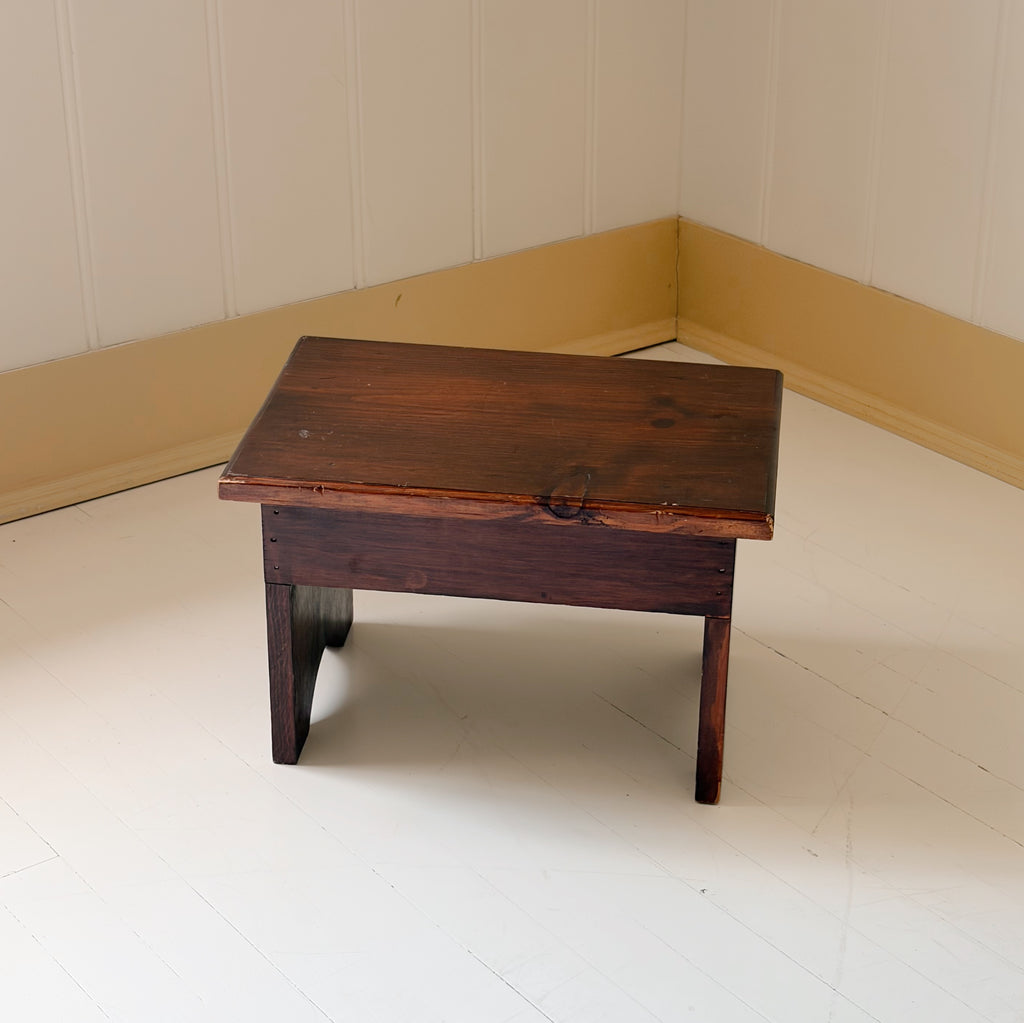 Handmade Primitive Wooden Stool