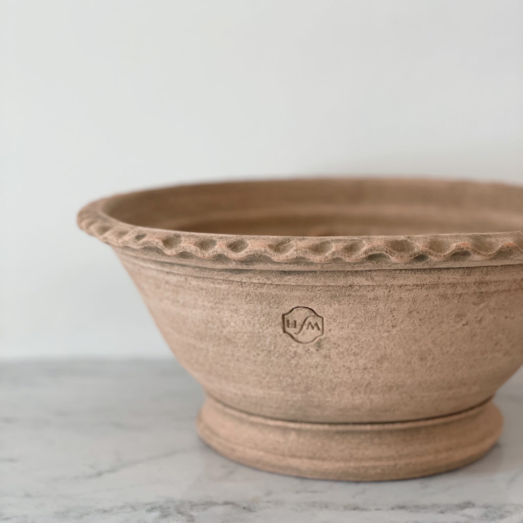 Handmade Aged Terracotta Bulb Pot