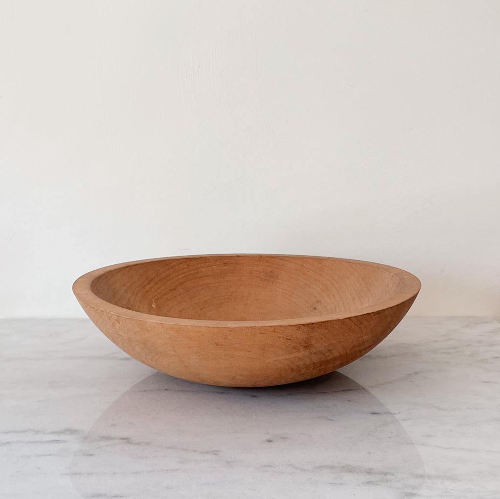 Large Hand Turned Wooden Bowls