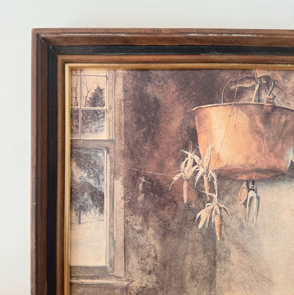 Framed Frank M. Hamilton “November” Art Print