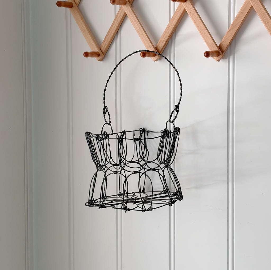 Vintage Wire Egg Basket