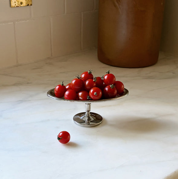 Petite Stainless Dessert Platter