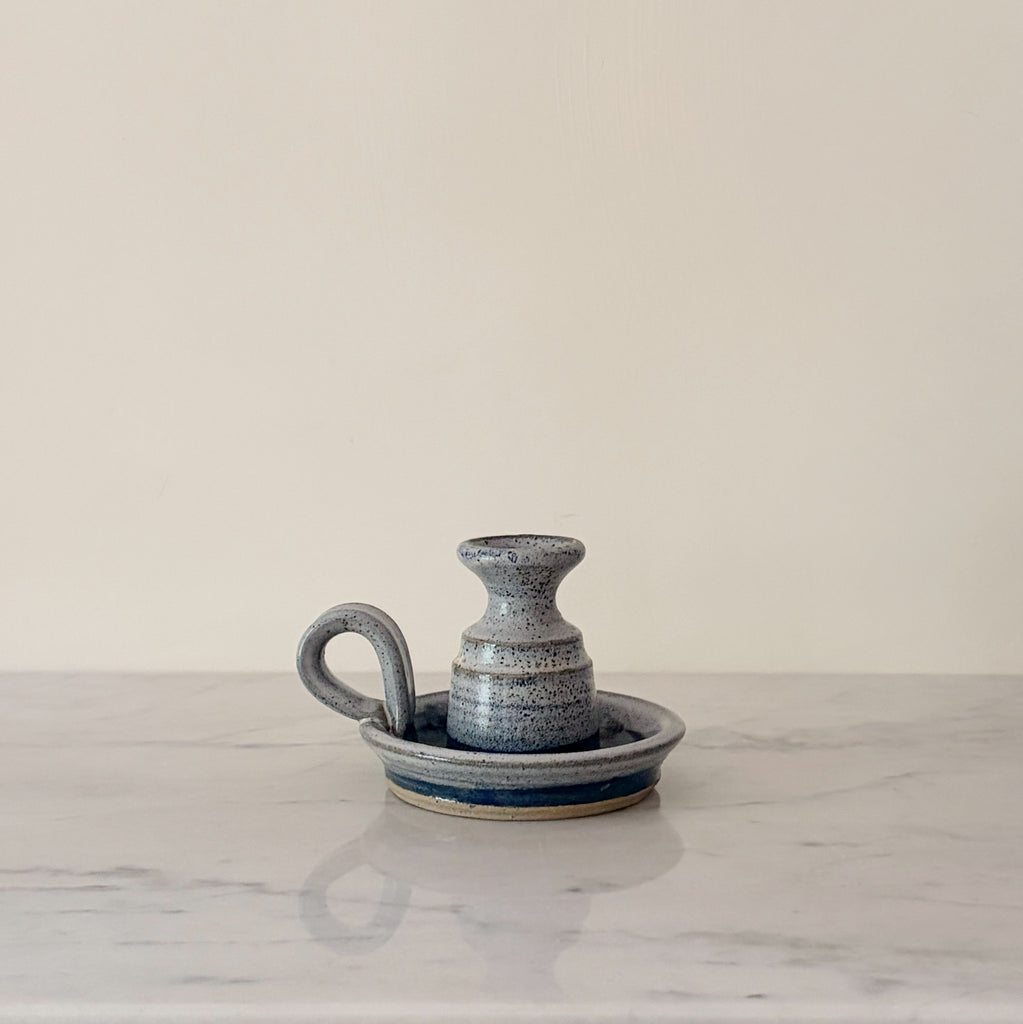 Handcrafted Stoneware Chamberstick