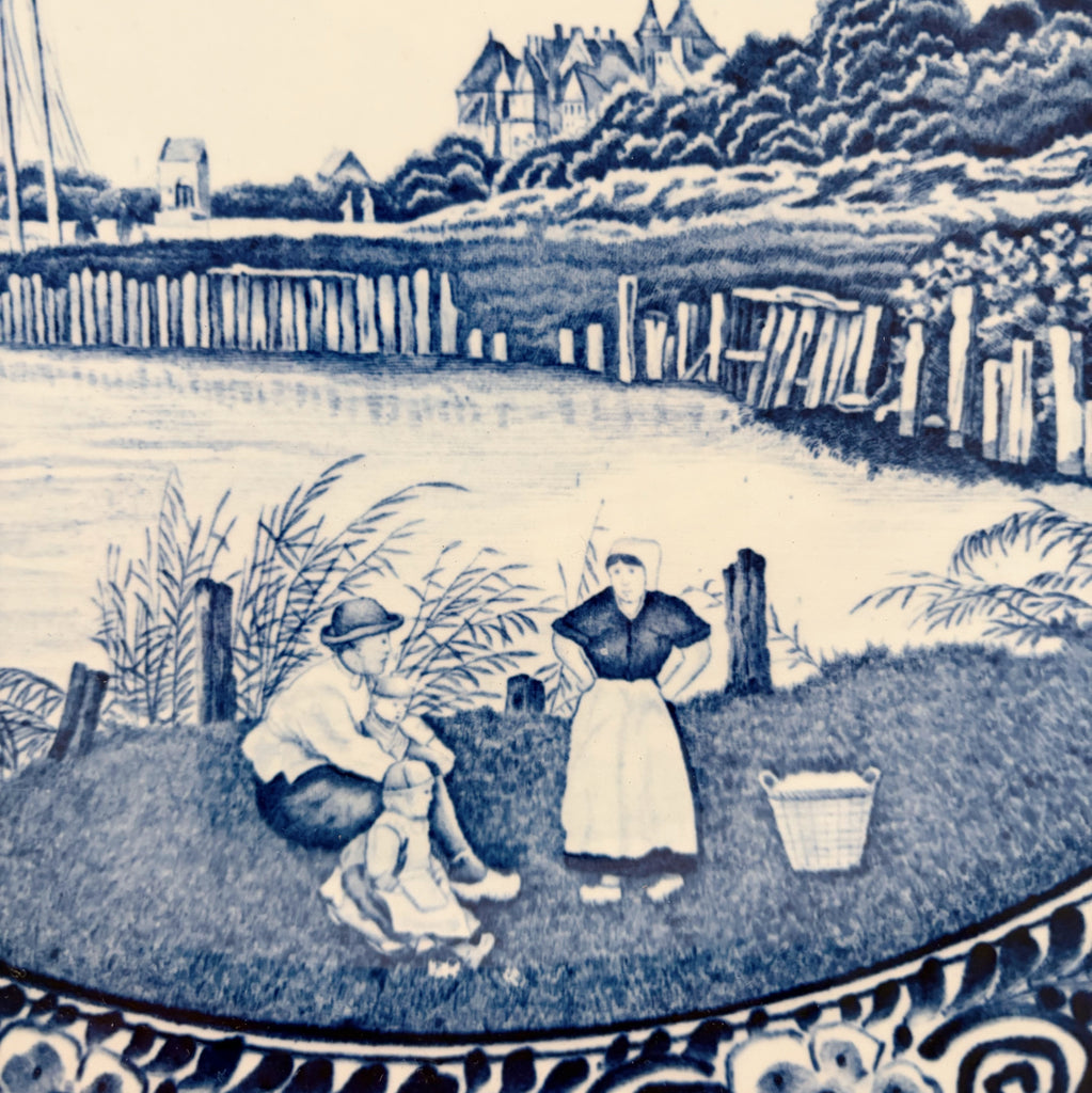 Grande Authentic Delft Ceramic Wall Platters