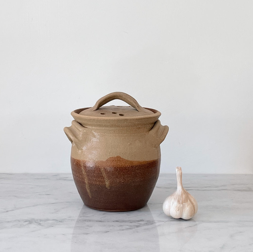 Stoneware Garlic Keeper
