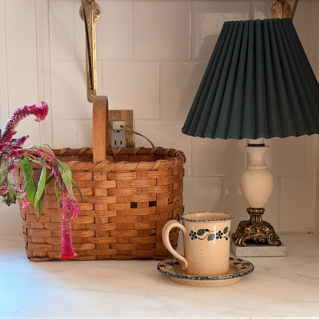 Vintage Alabaster Table Lamp