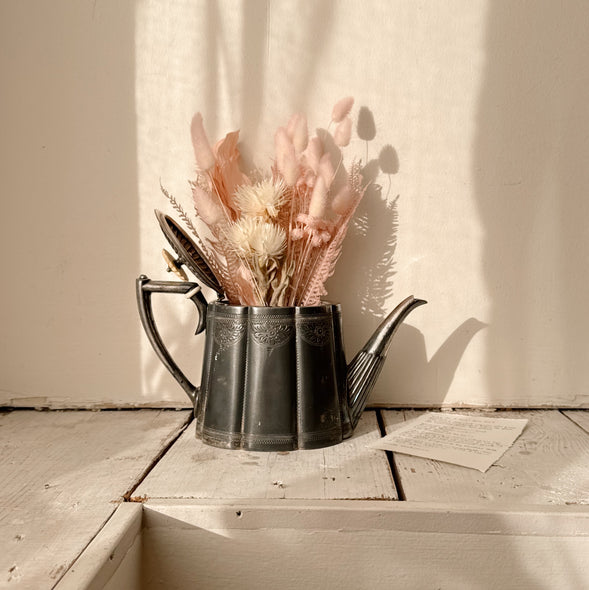 Vintage Sheffield Silver-Plated Teapot