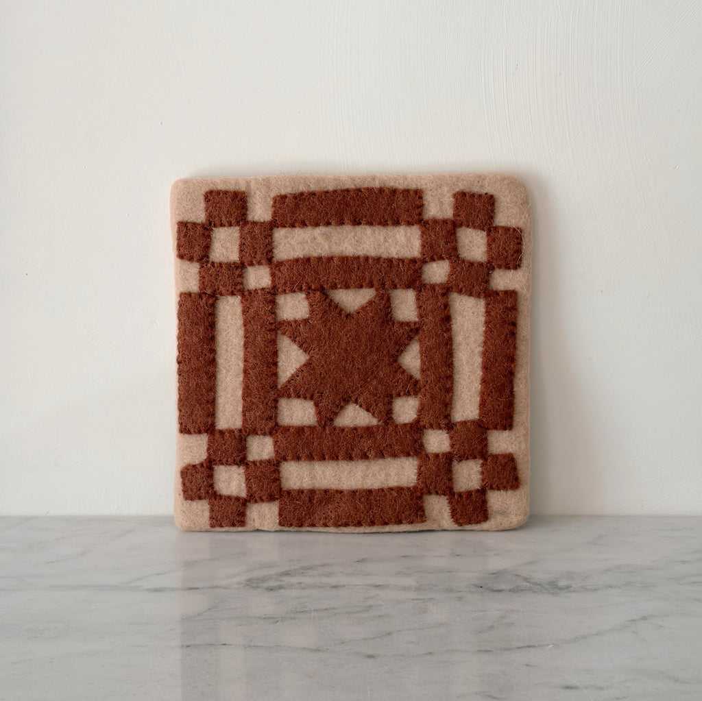 Quilted Wool Hot Pads