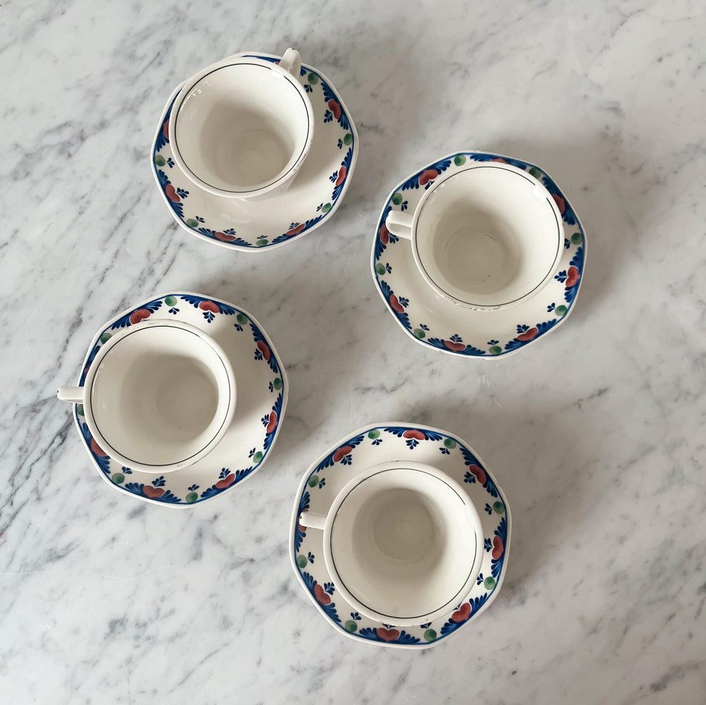 Painted English Ironstone Transferware