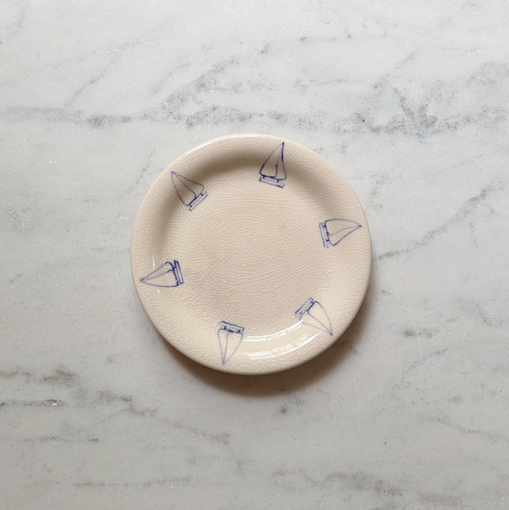 Set of Vintage Nautical Plates