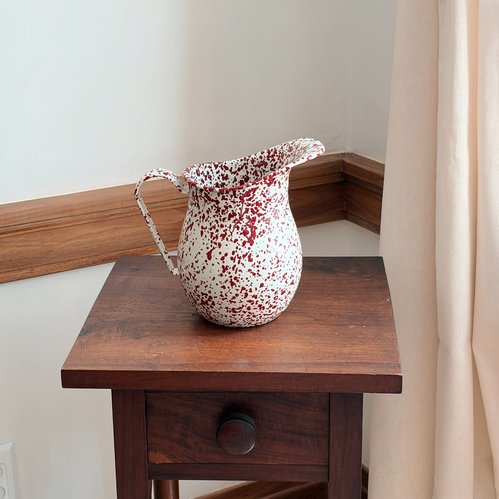 Splatter Enamelware Pitchers