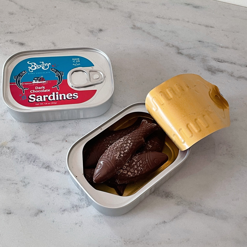 Tinned Chocolate Sardine Candy