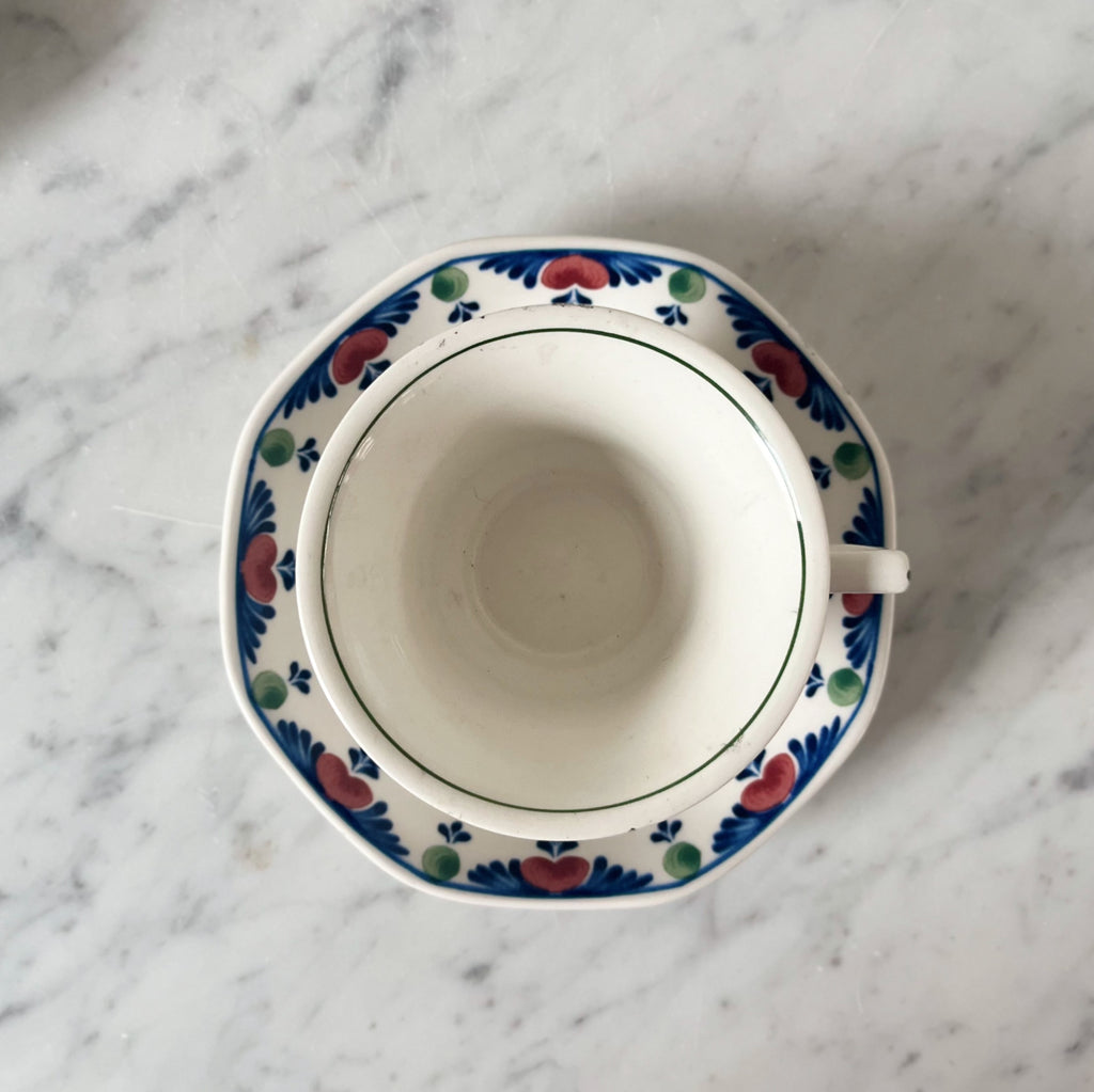 Painted English Ironstone Transferware