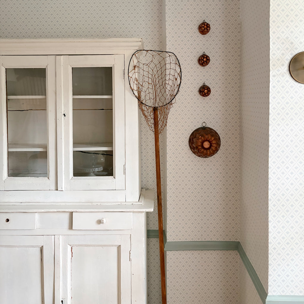 Long-Handled Vintage Fishing Net