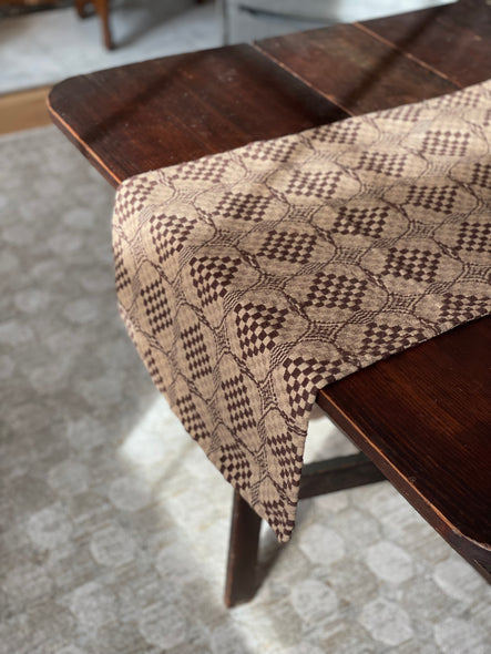 Chocolate Diamond Jacquard Runner