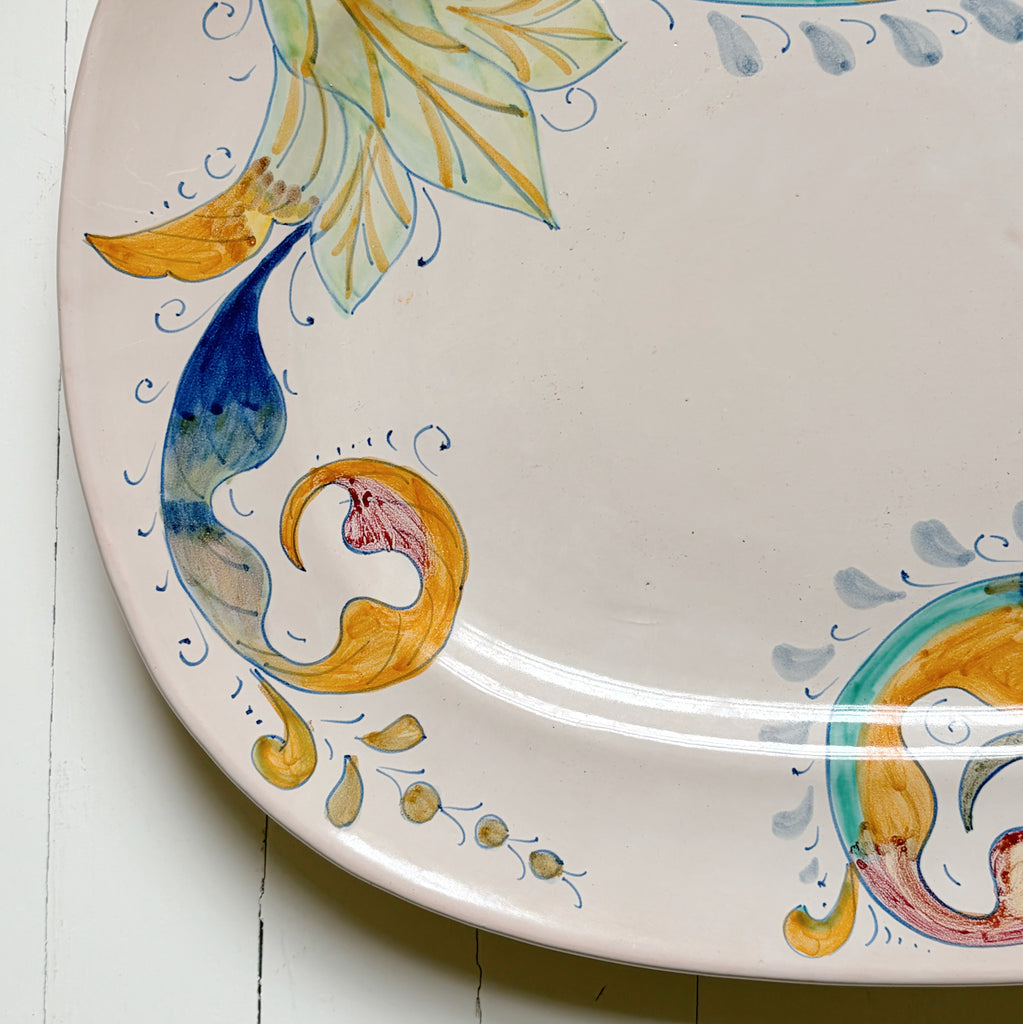 Hand-Painted Italian Serving Platter
