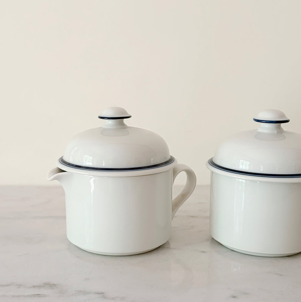 Dansk Creamer and Sugar Bowl Set
