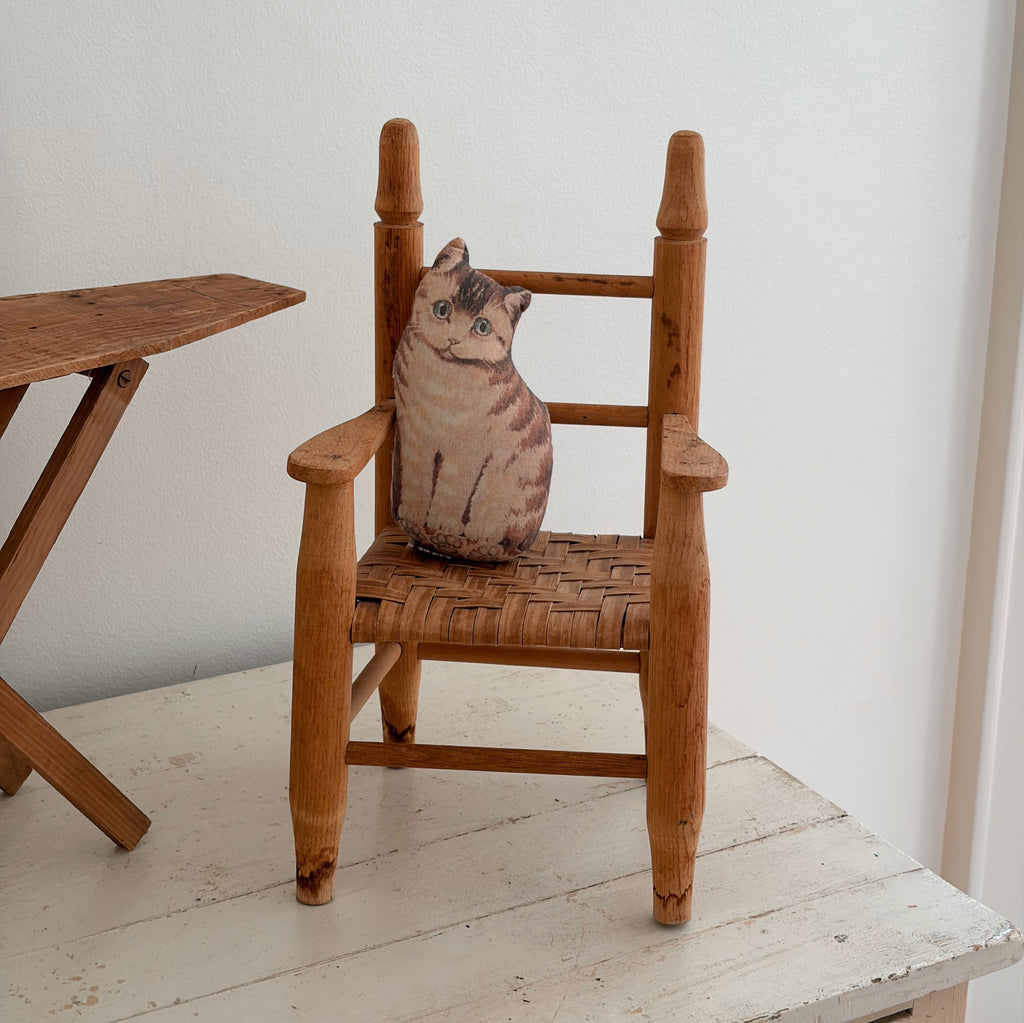Woven-Seat Toy Chair