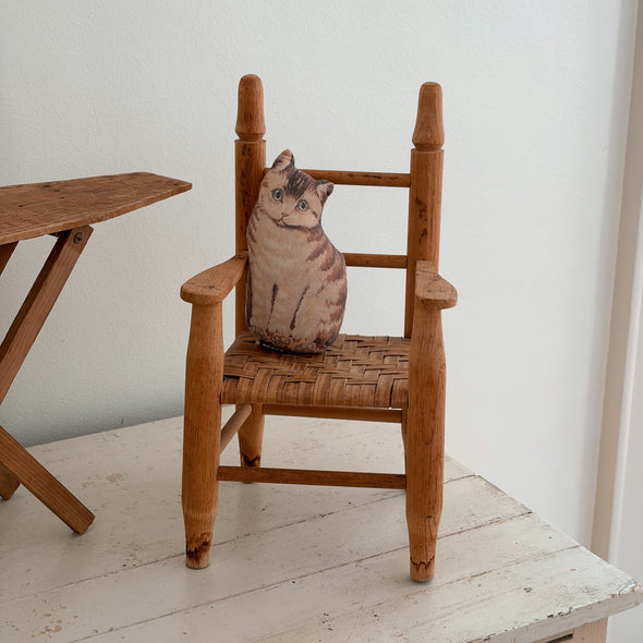 Woven-Seat Toy Chair