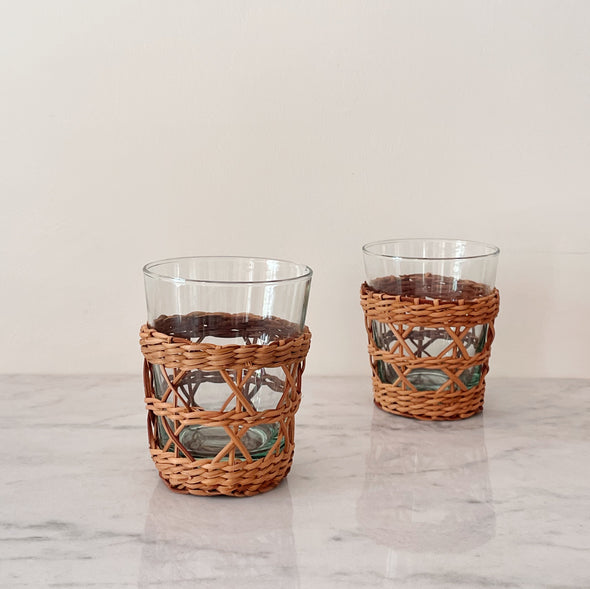 Rattan Caged Tumbler