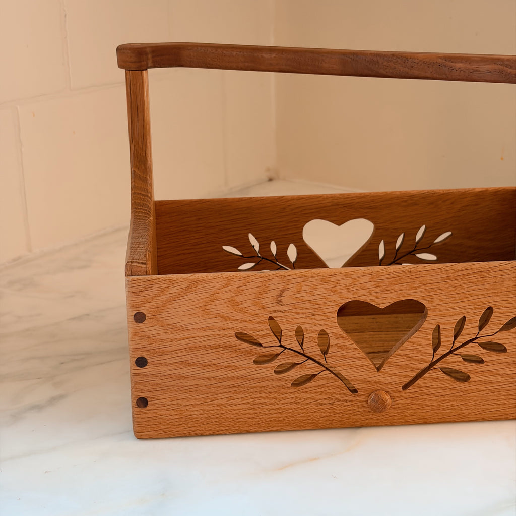 Handmade Wooden Tote Box