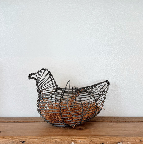 Wire Hen Egg Basket