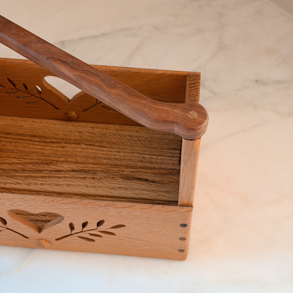 Handmade Wooden Tote Box