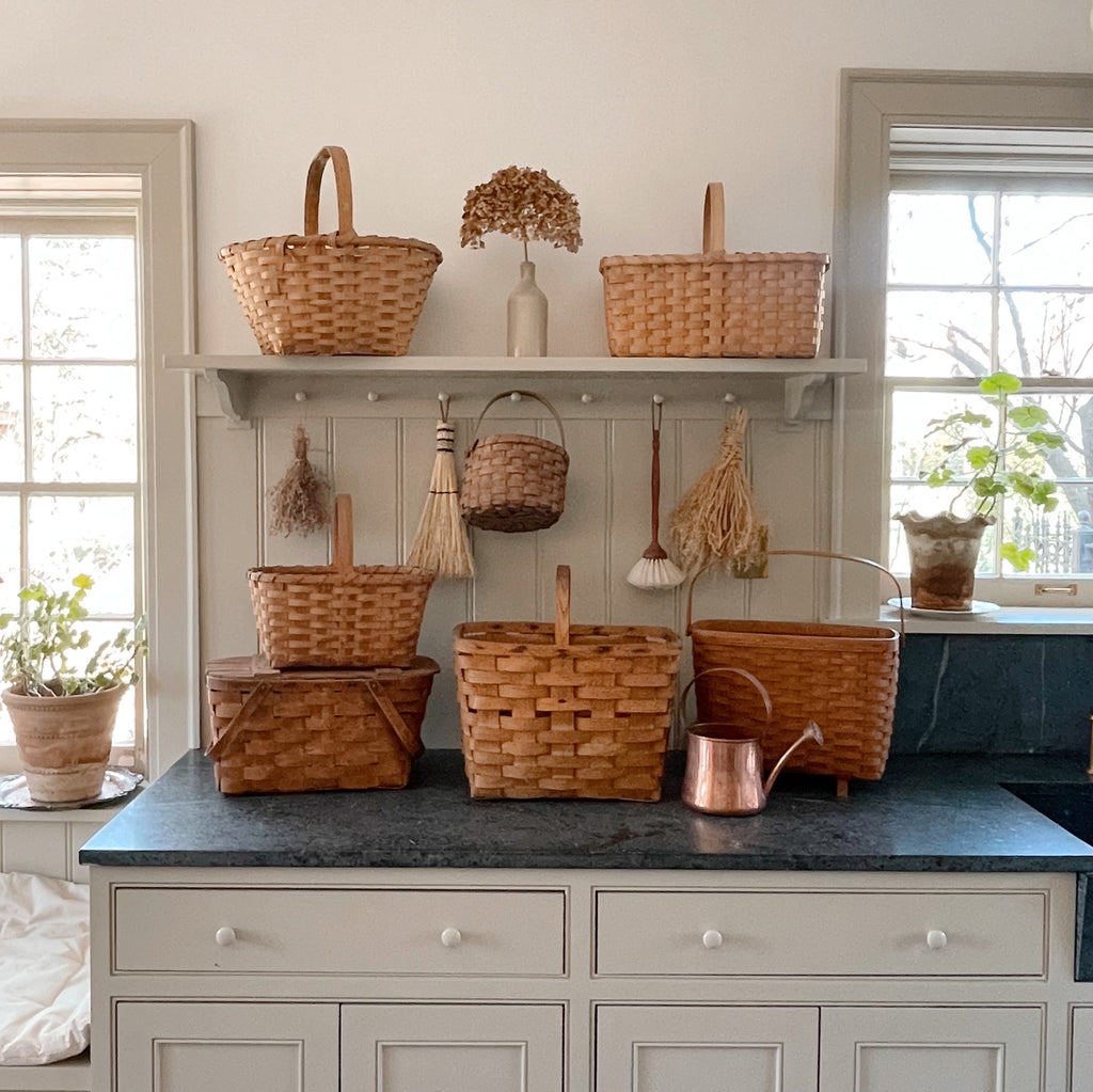 Handwoven Footed Longaberger Basket