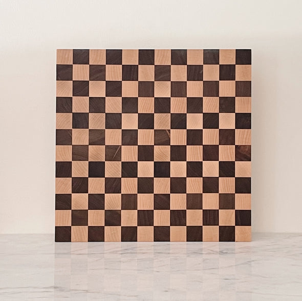 Maple & Walnut Checkered Butcher Block