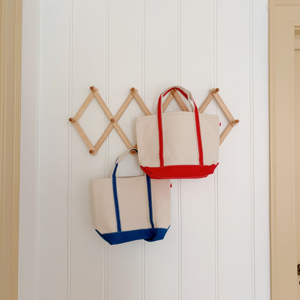 Mini Canvas Boat Tote