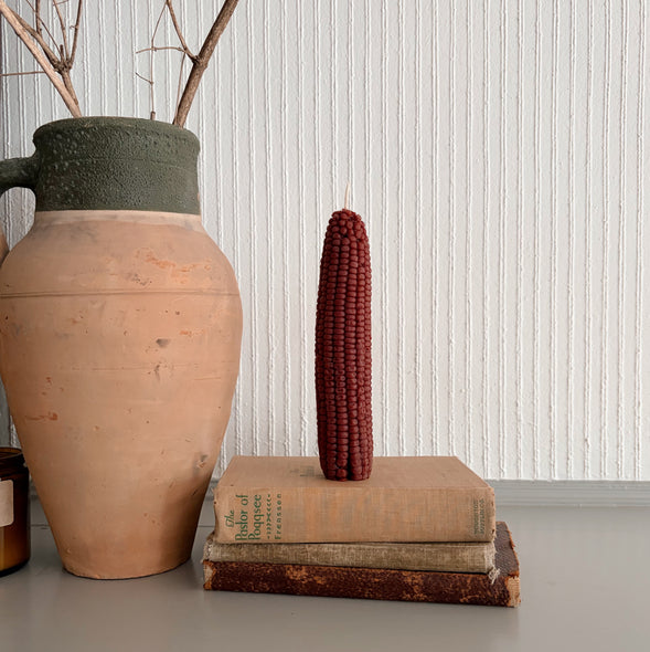 Autumnal Corn Beeswax Candle