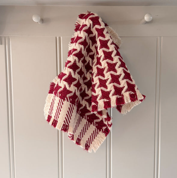 Woven Red Star Placemat